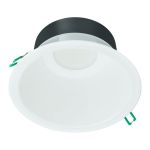 Philips LED Downlight Coreline DN142B Aluminium Wit 19.2W 2300lm 60D - 830 Warm Wit | Zaagmaat 200mm - IP20 - Dimbaar - Wit Reflector - Emergency
